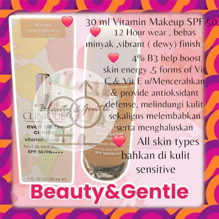 PROMO Clinique Even Better Clinical Vitamin Makeup SPF 50/PA++++ Foundation - 61 IVORY