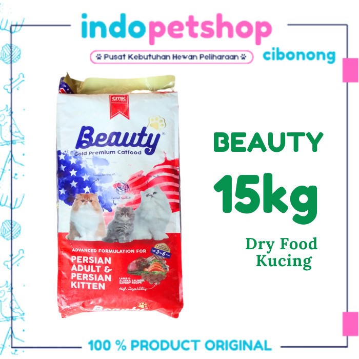 BEAUTY GOLD Persian Cat Food 15 kg / Makanan Kucing Kering 15kg