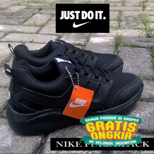 TERLARISS  Promo Sepatu Hitam Polos Sepatu Sekolah Anak laki laki Sepatu Sneakers Hitam Polos Nike- 