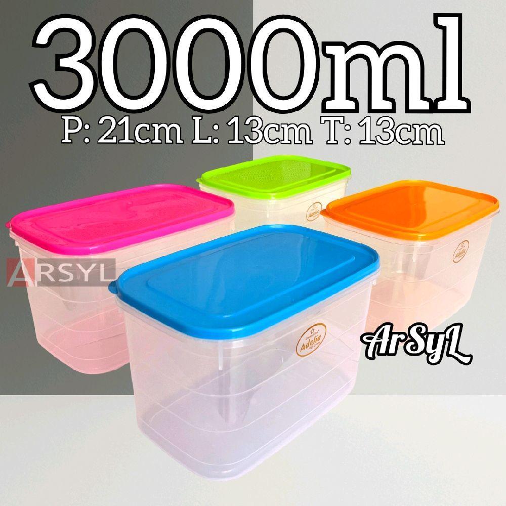 GreenLine Sealware Kotak Penyimpanan Plastik Tebal Serbaguna 3000ml