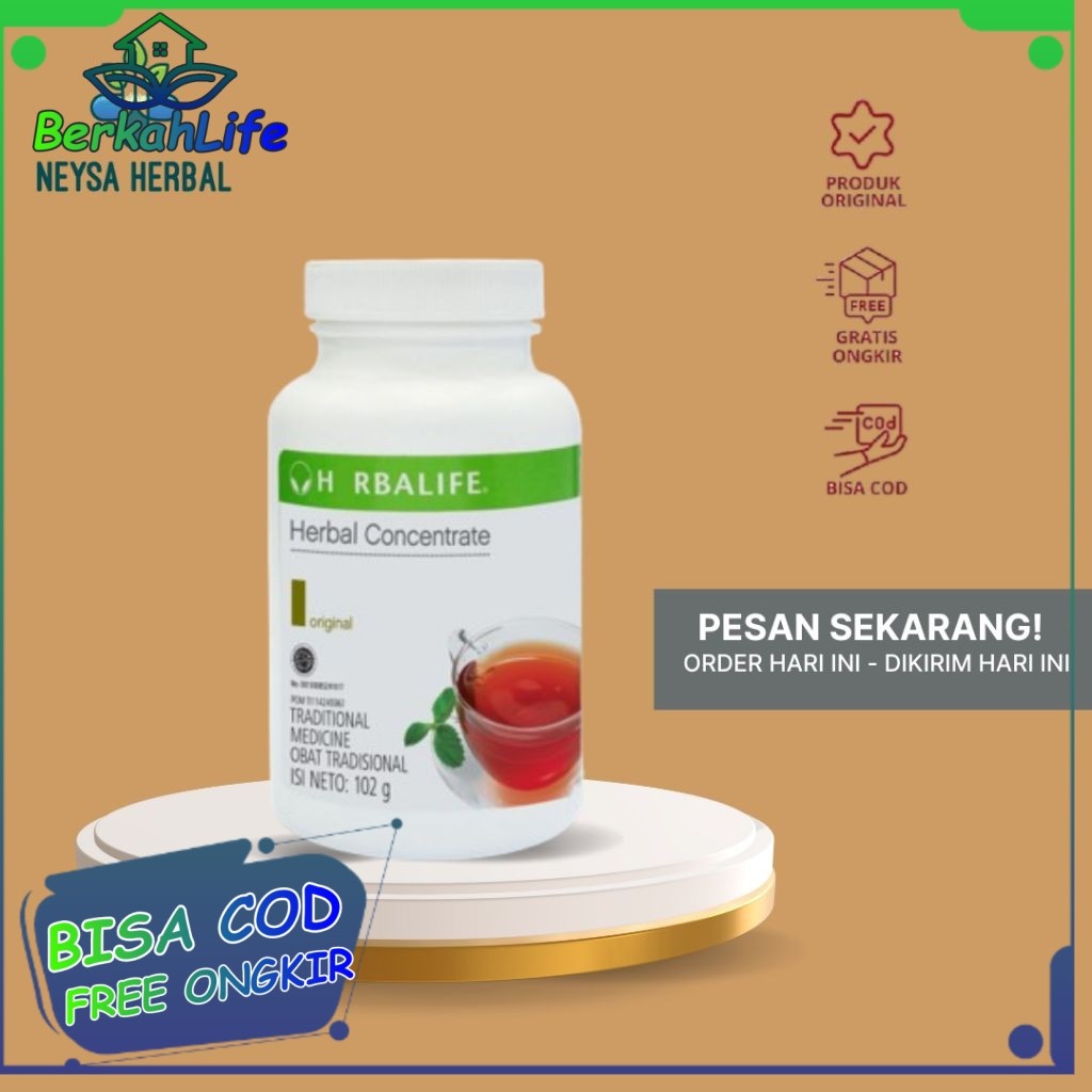 Herbalife Original 100% Teh Instan Penurun Berat Badan Herbalife Thermo Tea Minuman Pelangsing Origi
