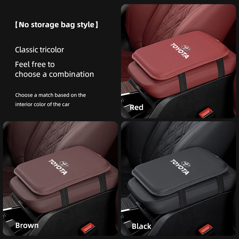 Thickened car armrest box pad, memory cotton soft pad, central armrest pad For Toyota GRsport Hilux 