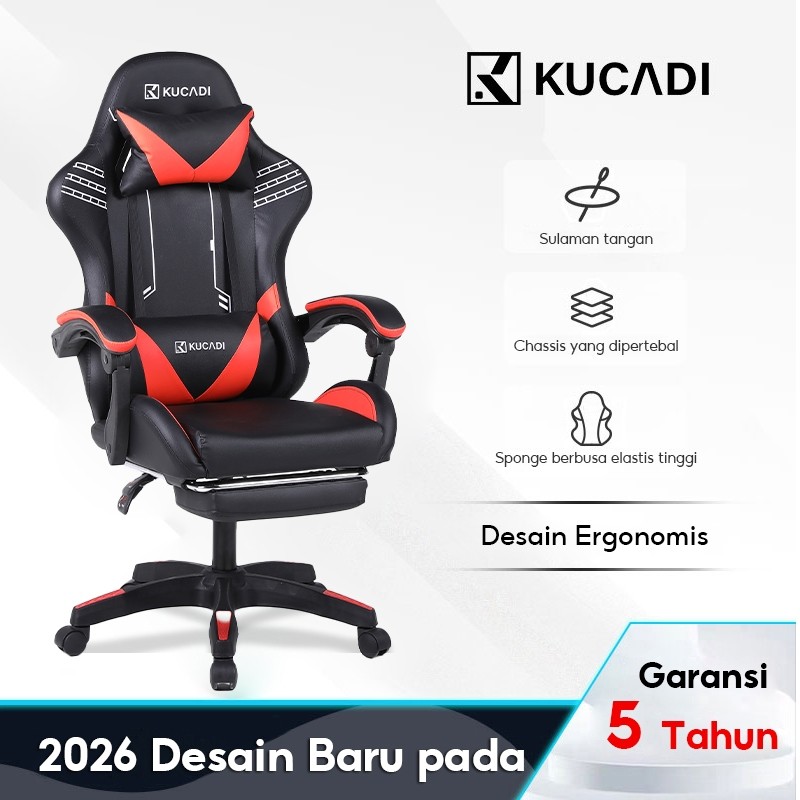 KUCADI Kursi Gaming Murah / Kursi Gamers / Gaming Chair / Kursi Gamer [ Garansi lima tahun ]