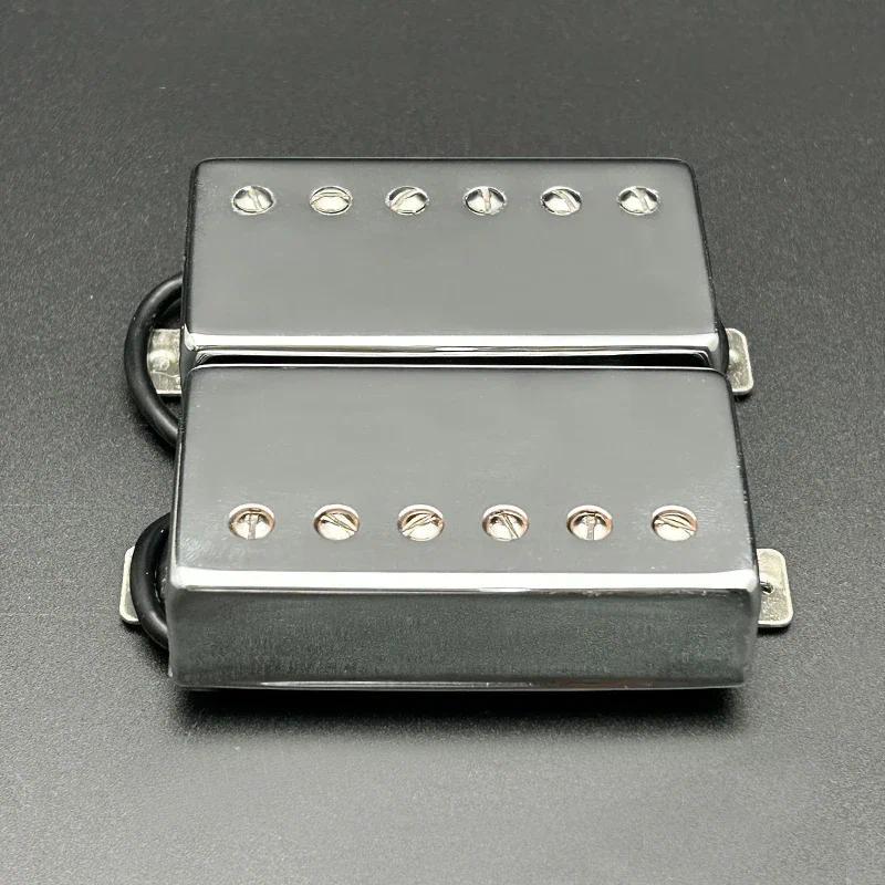 Alnico 2 Humbucker Guitar Pickup 4 Coil Cable 75k86k15k Coil Splitting with Brass Cover Alnico II Pi