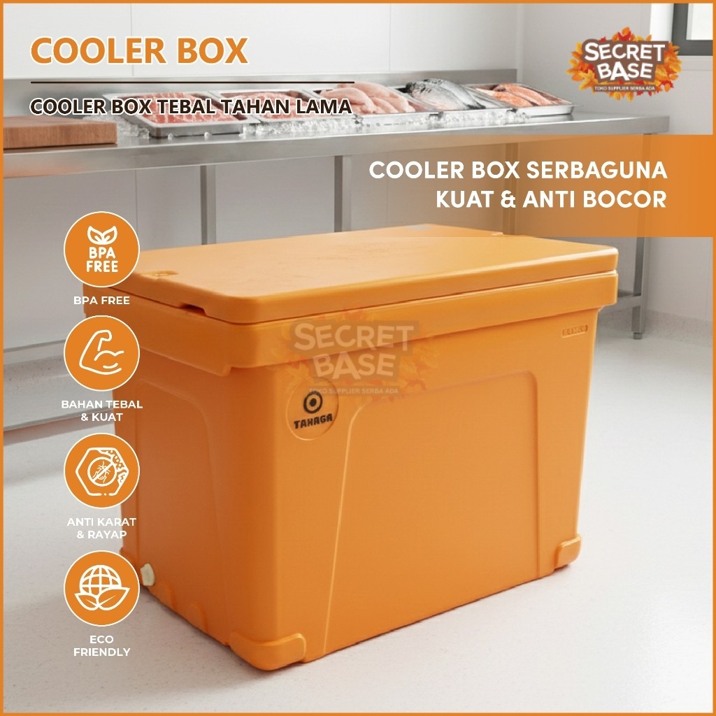 COOLER BOX 220L - Container Box / Termos Es Kotak / Ice Box / Tempat Es Batu / Daging / Ikan