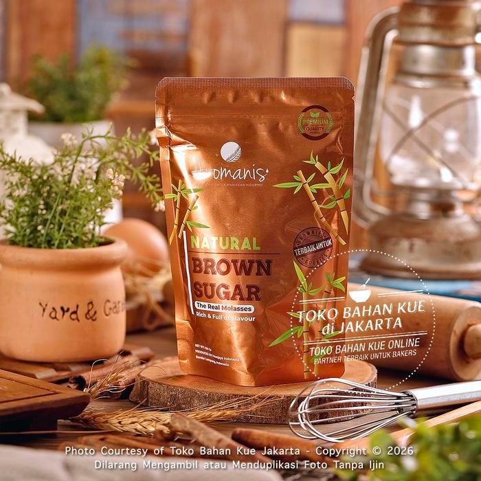 Aromanis BROWN Sugar 250gr ASLI Gula TEBU Organik Molasses Organic