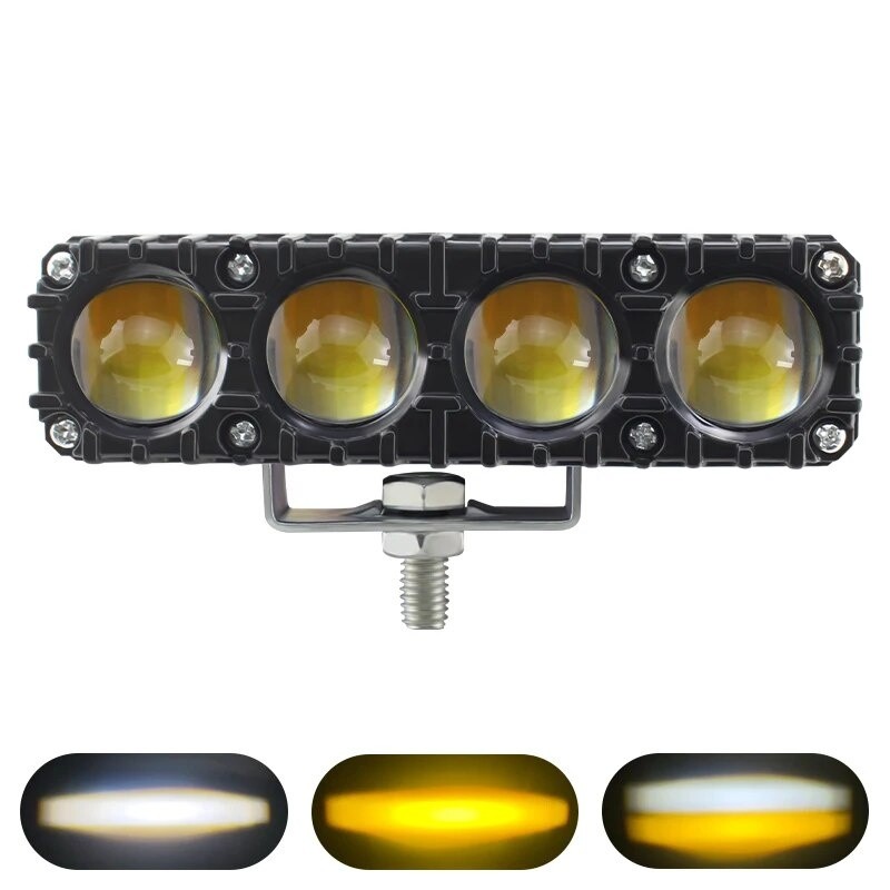 Lampu Sorot LED 12V 24V 18W untuk Mobil Jeep, Truk, Traktor, SUV, ATV, 4X4, Lampu Depan untuk Mengem
