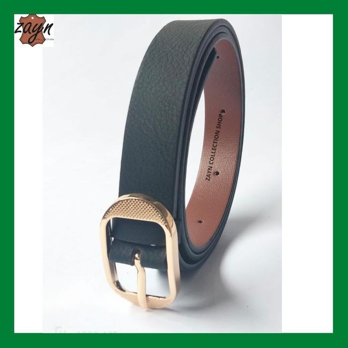 Ikat Pinggang Jumbo Wanita Gesper Cewek Ukuran Bigsize Belt Jumbo - Hitam