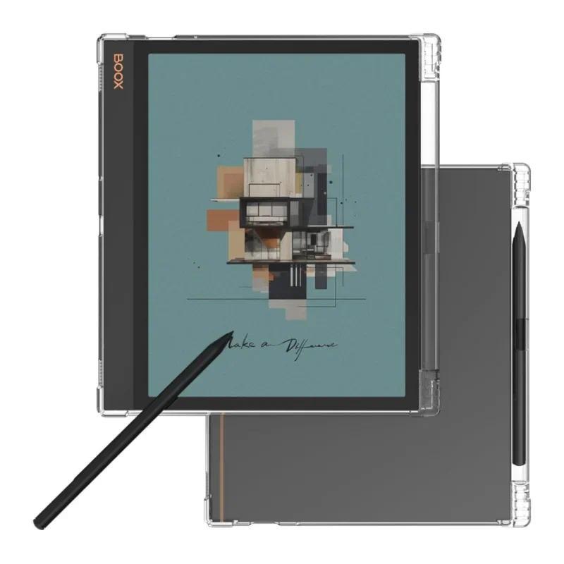 Clear TPU Back Cover For Funda Onyx Boox Note Air 4 3 C 2 Plus Case Pencil Holder Tab Ultra C 10C Pr