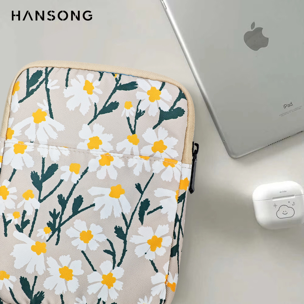 Daisy Padded Sleeve for 7" Kindle Paperwhite Protective Sleeve Case for 6" Kindle/Kindle Oasis/Kobo 