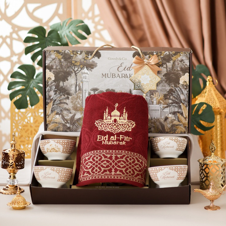 terbaru hampers handuk mangkok lebaran premium hampers handuk idul fitri parcel lebaran hampers