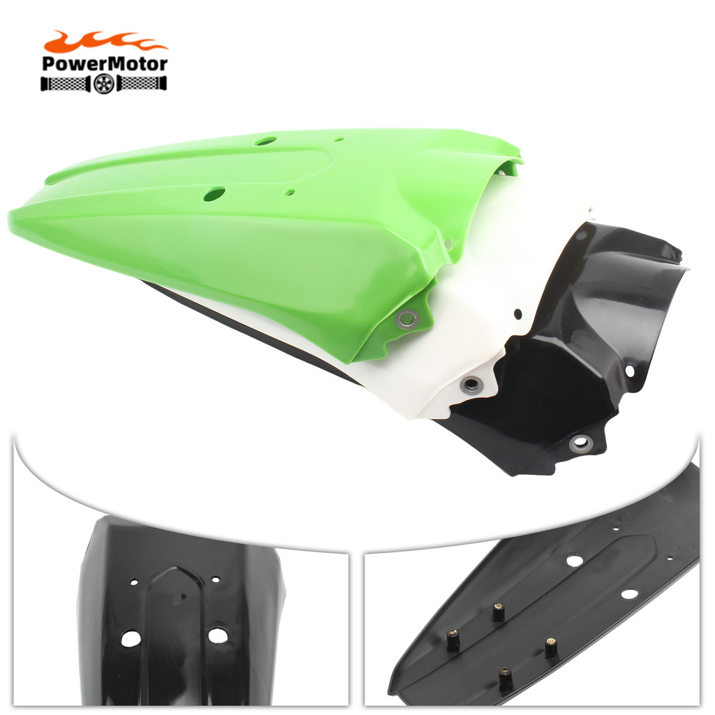 Enduro Motorcycle Rear Fender For Kawasaki KLX250 KLX300 KLX 250 300 rt Bike Motocross Mofication Fe
