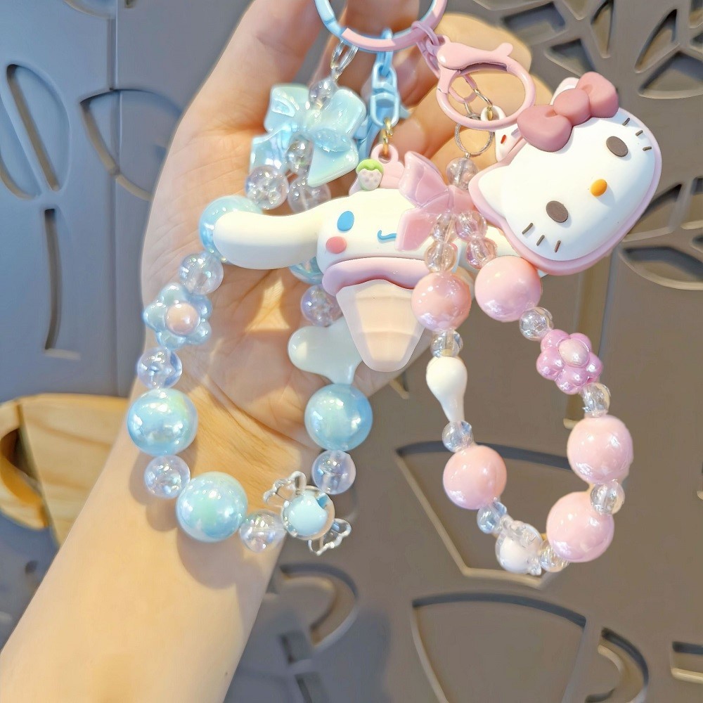 Cute Hello Kitty Keychain Pent Itabag Backpack Bags Accessories Cinnamoroll Charms Phone Chain Kurom