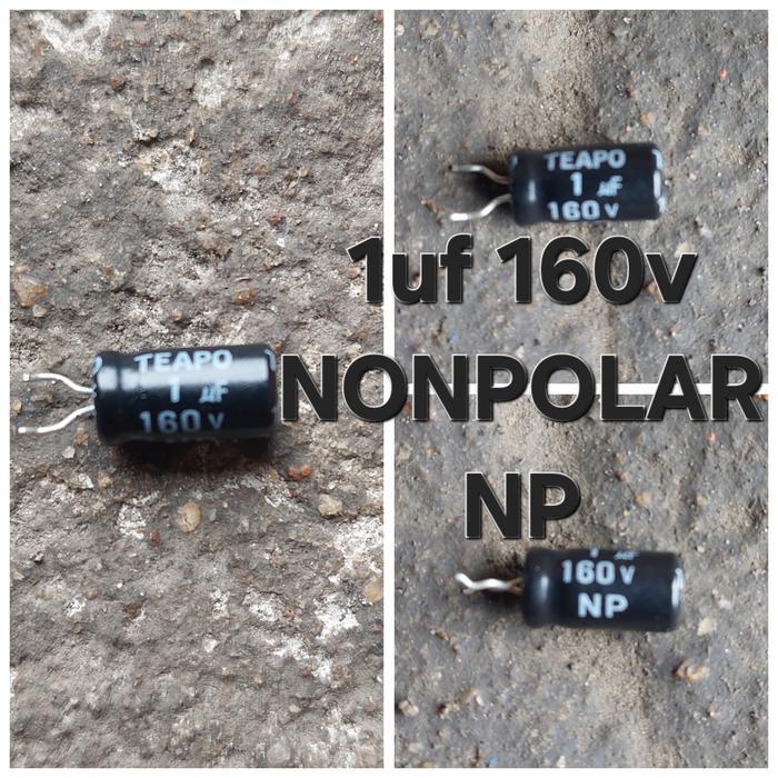 1uf 160v nonpolar np elko elco