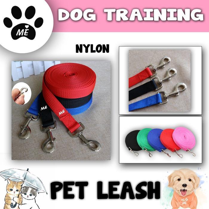 BEST Tali Tuntun Anjing Kucing "PANJANG 3M, 5M & 10M" tali  tuntun  anjing tali  anjing  besar - Hit
