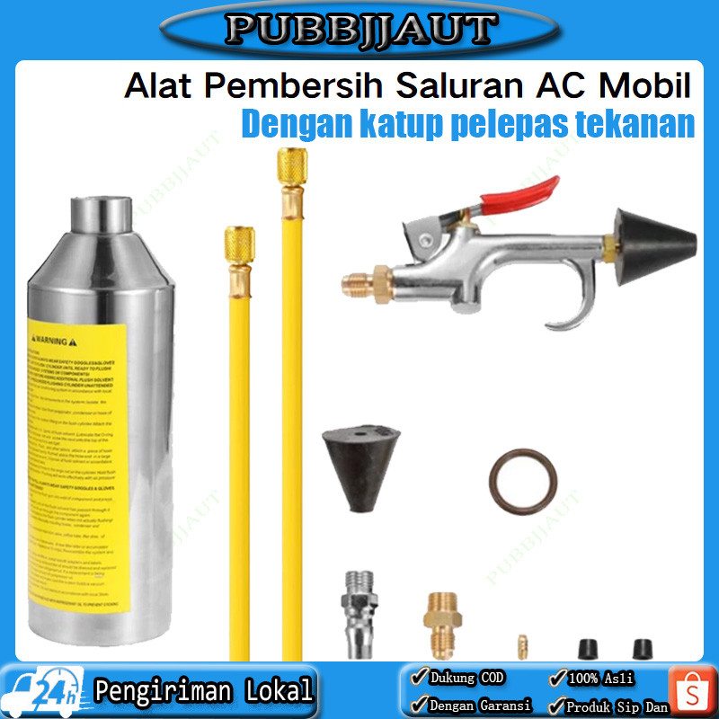 ALAT FLUSHING AC MOBIL TERBAIK SET LENGKAP (Kode 002) ALAT FLUSHING AC SYSTEM PEMBERSIH SALURAN FREO