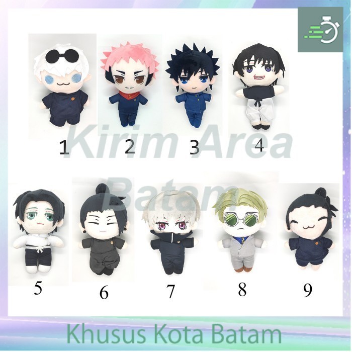 boneka 17 cm jujutsu kaisen gojo satoru