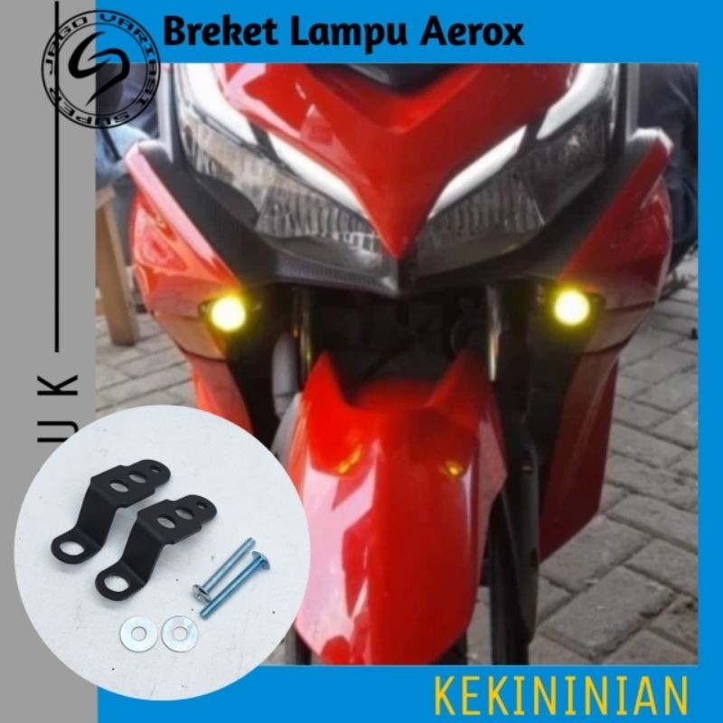 COD Bracket Lampu D2 Laser Aerox Dudukan Lampu Tembak Kolong Aerox