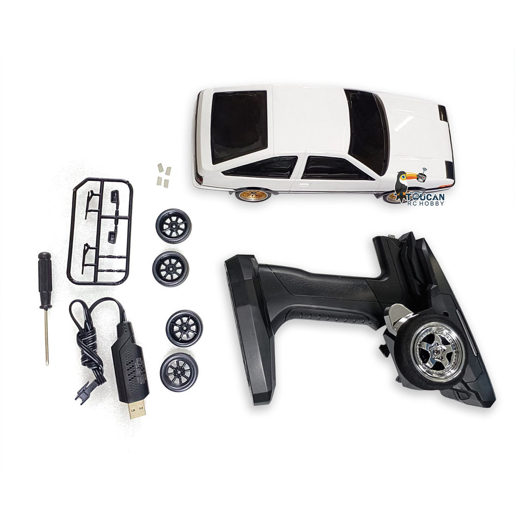 LDRC LD1801 1/18 Mini RC Drift Car RWD AE86 Rao Control Racing Painted Assembled Vehicles Flip Light