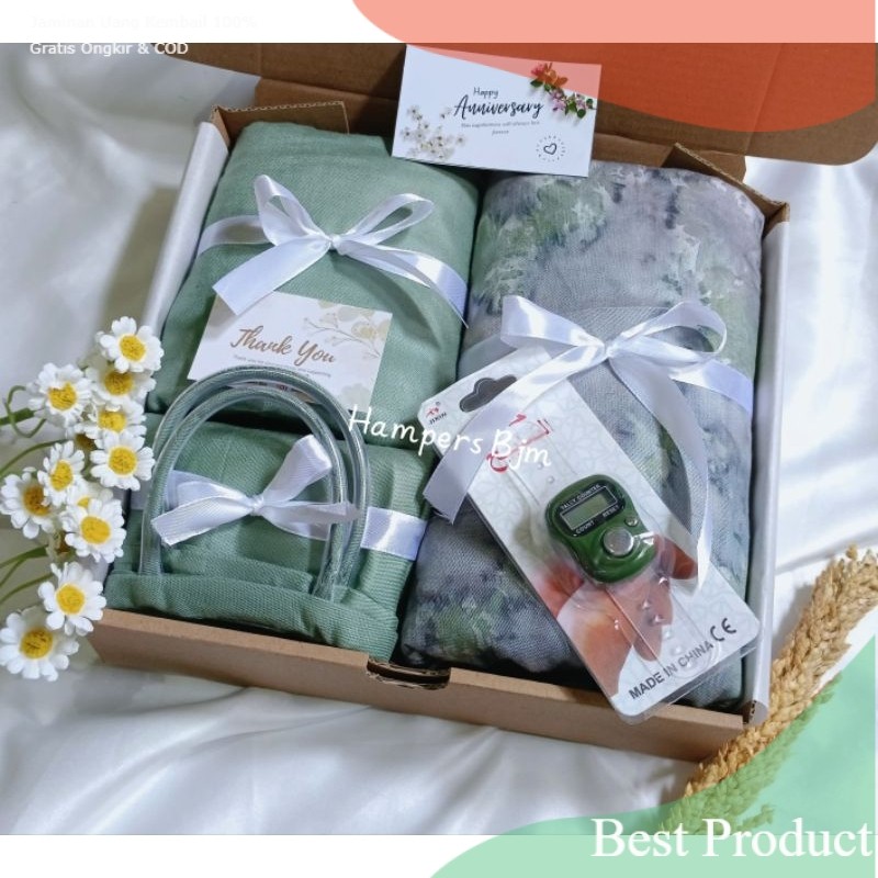 Hampers Mukena Murah | Hampers Wedding Pernikahan Ultah | Gift Box Mukena cantiksouvenir lainnya