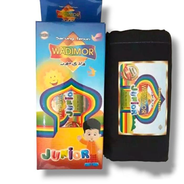 Sarung Wadimor Junior Polos Non Tumpal / tanpa garis di belakang | Sarung Wadimor Anak | Sarung Hita