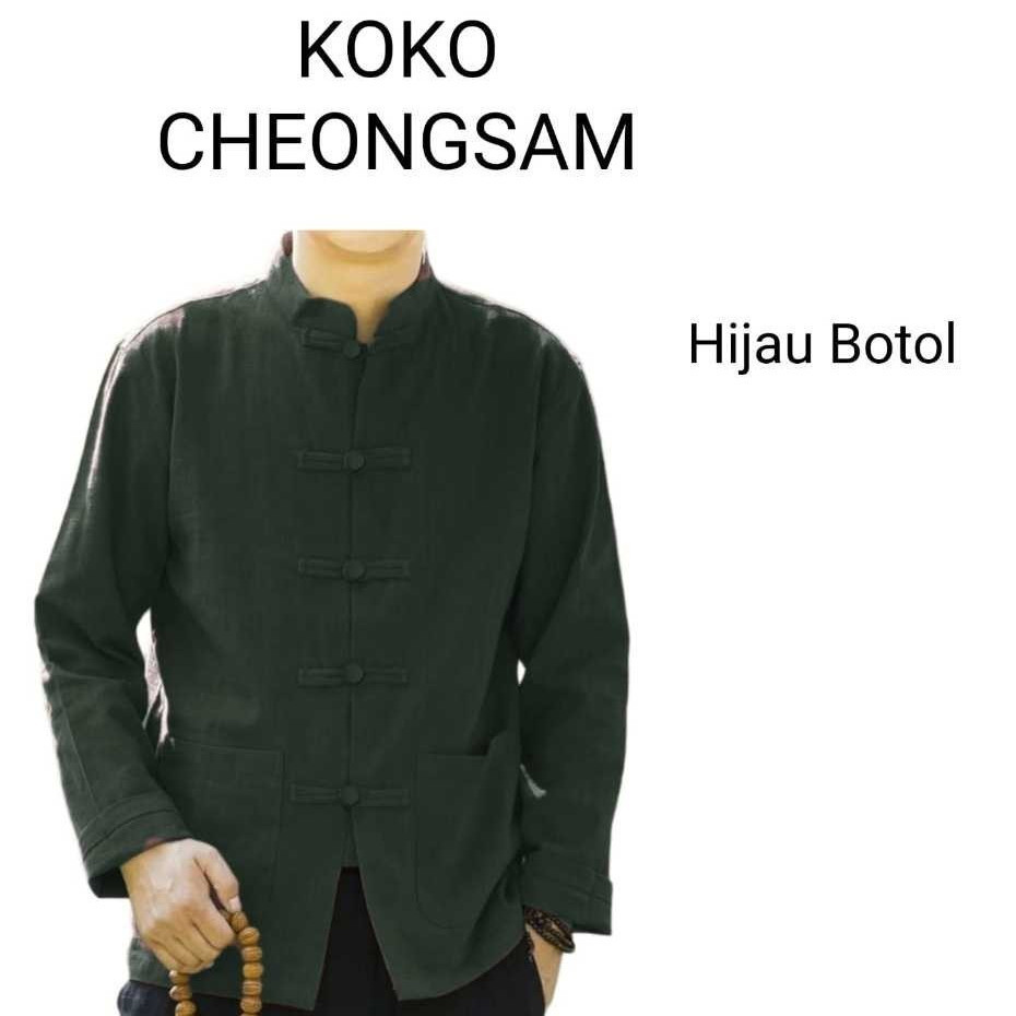 STELLASHOPPIE | Koko CHEONGSAM Mandarin Baju Koko Pria Lengan Panjang LIMITED EDITION
