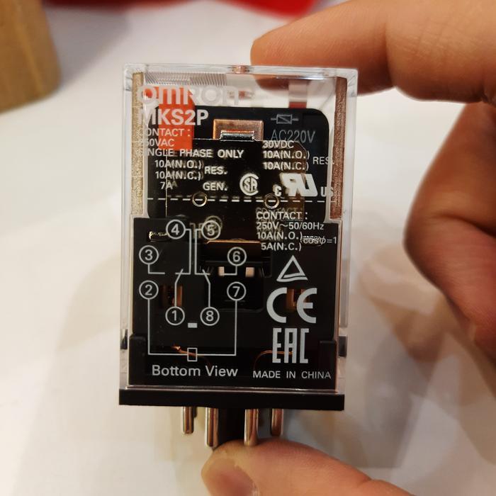ORIGINAL Relay Omron MK2P-I / MK2P / MKS2P 220V 8PIN - 220V