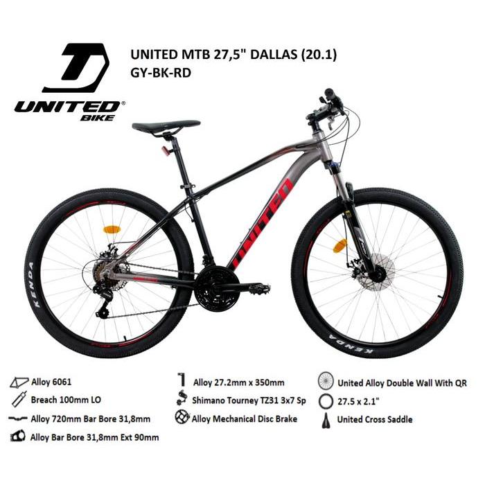 Sepeda Gunung MTB 27.5 United Dallas