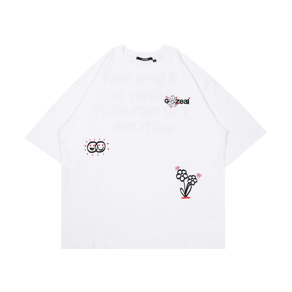 Gozeal | Tees Oversized |  Date Kaos Pria