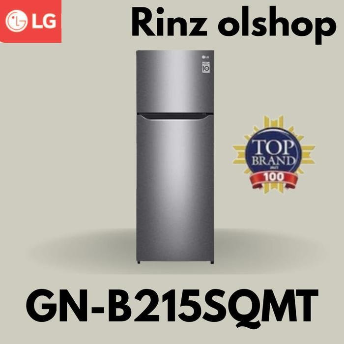 RAMADHAN SALE LG Kulkas GN-B215SQMT 2 Pintu Smart Inverter 225L Hemat Energi LED Lighting Garansi 10
