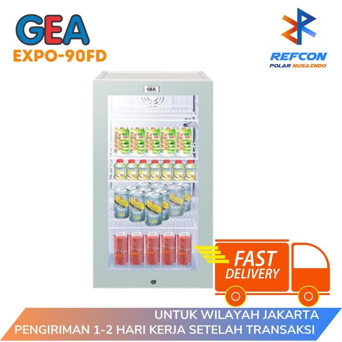 RAMADHAN SALE Showcase Mini GEA EXPO 90FD / EXPO 90 FD 92 Liter Cooler / Pendingin
