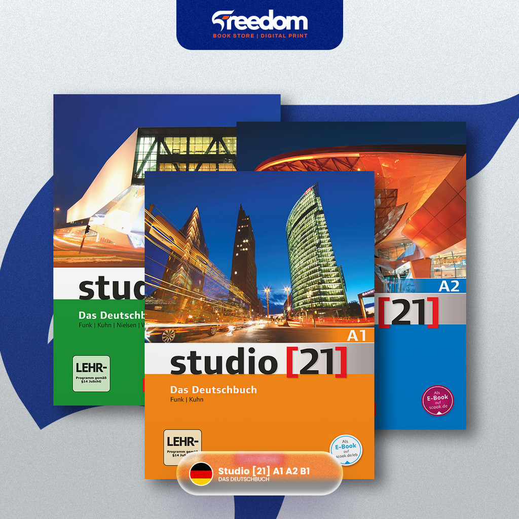 Buku Bahasa Jerman Studio 21 A1 A2 B1 | Das Deutschbuch | German Learning Book