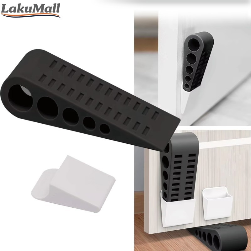 Alat Penahan Pintu Karet 1Set Door Stopper untuk Rumah Kamar Mandi Pengganjal Pintu Rumah Ganjalan P