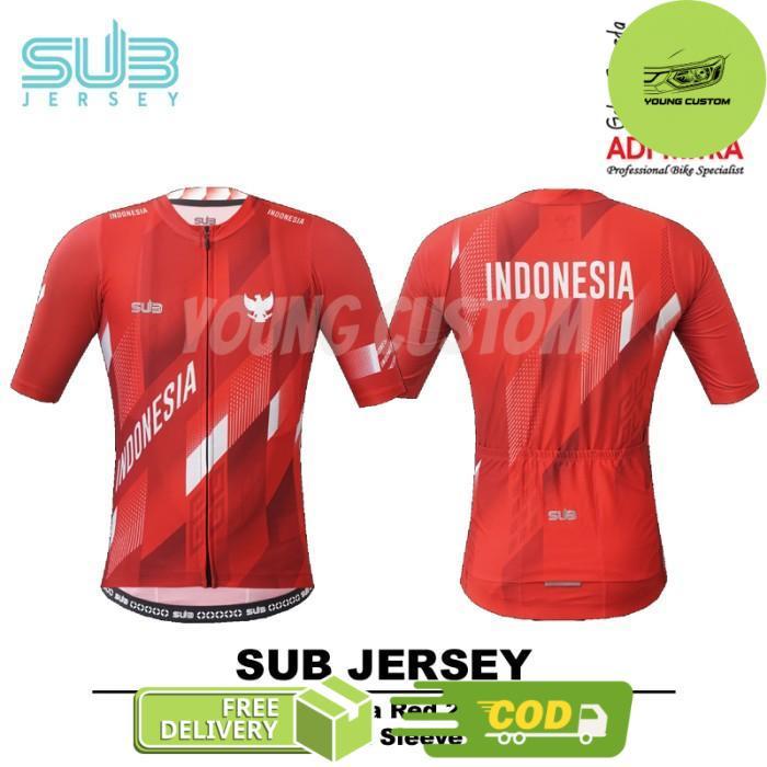 SUB Jersey Indonesia 2023 Short Sleeve Jersey Sepeda Premium Series - S -young