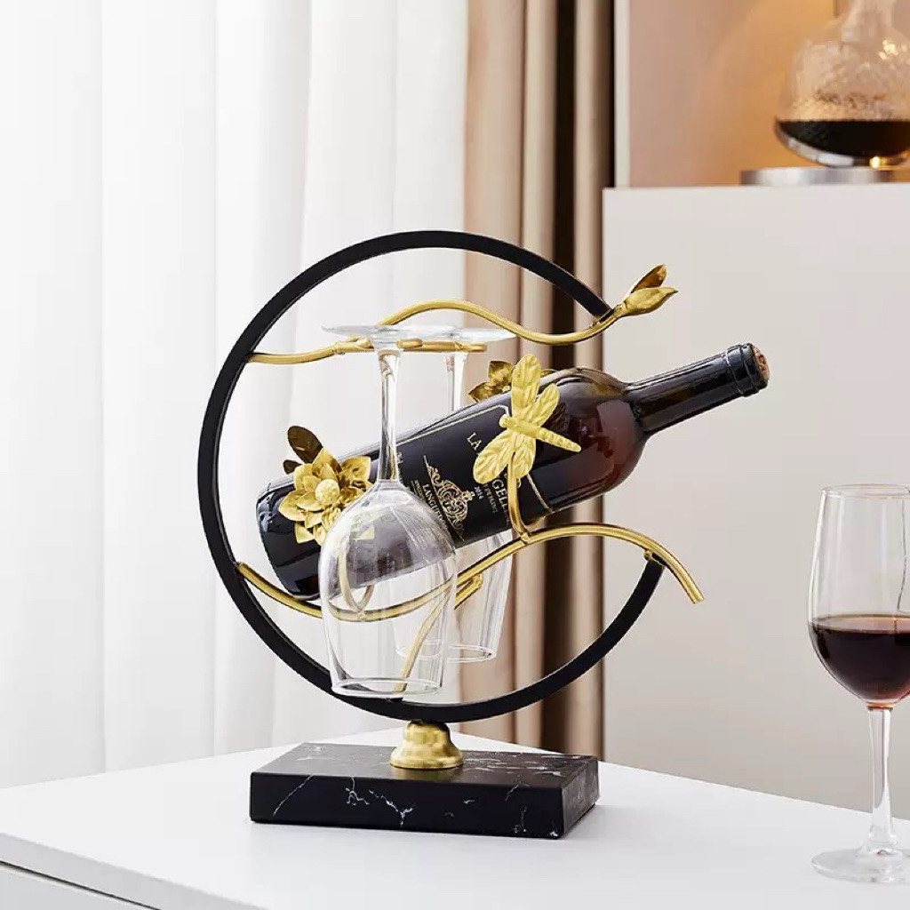 Rak botol Wine / Hiasan Meja Wine / / Dekorasi Ruangan