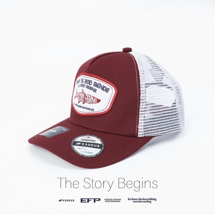 Topi Exodus Snapback 2025 Exodus Authentic, The Story Begins, The Ocean's Apex, Stream Addict, Ocean