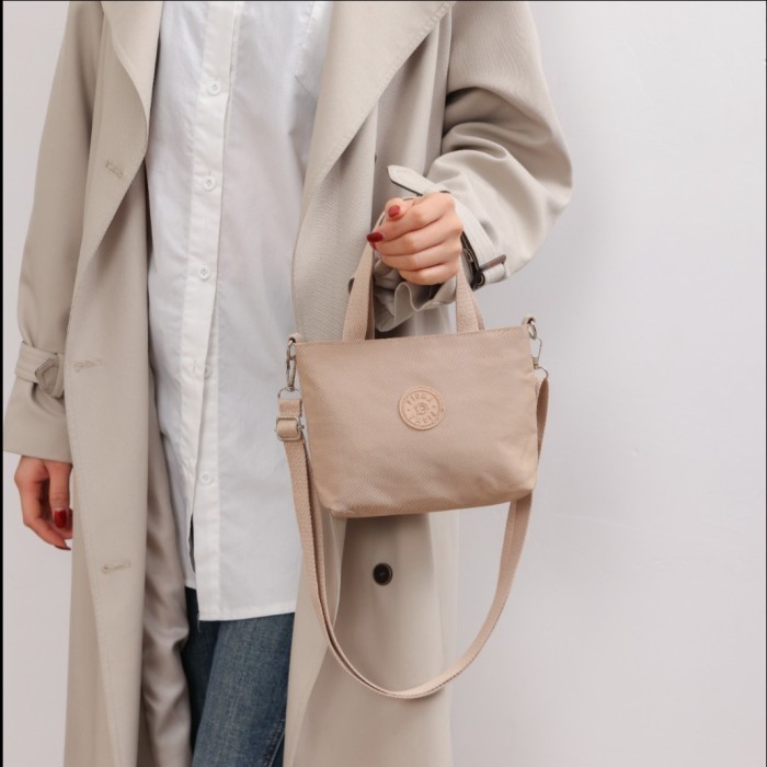 TAV Polos Tas Selempang Wanita Kecil Handbag Tenteng Nylon