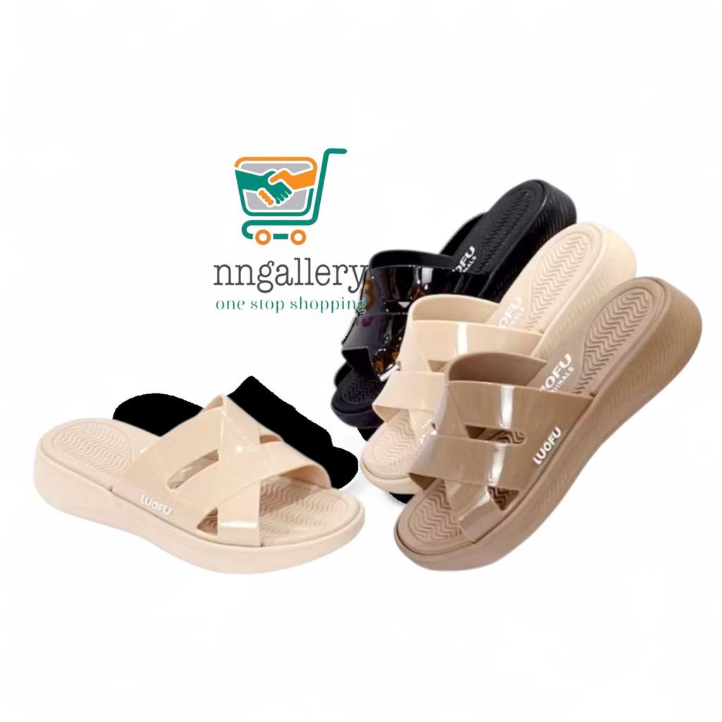 LUOFU 7223 3W SANDAL SELOP WANITA/SANDAL KOKOP CEWEK SIZE 36-40