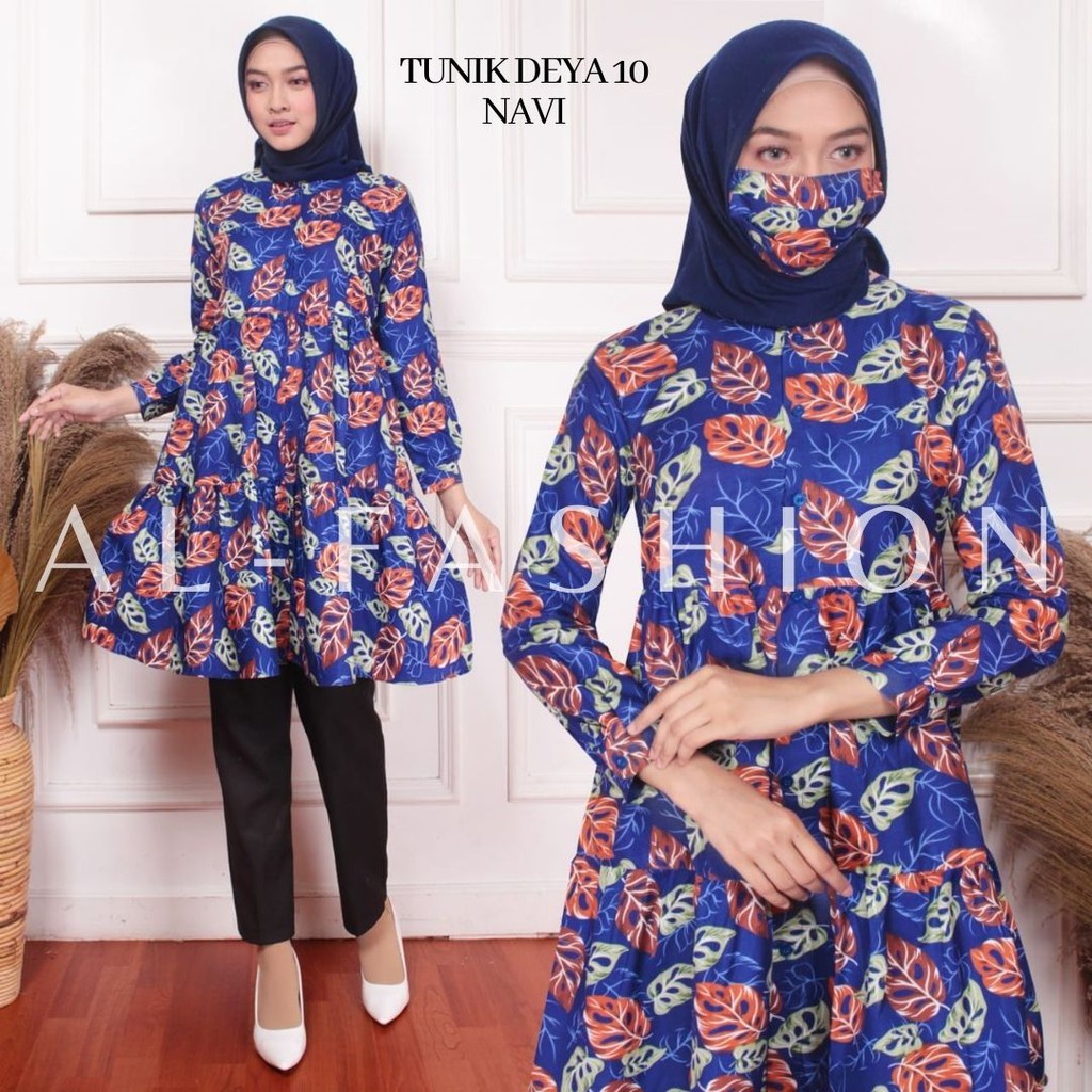 TUNIK DEYA - tunik - tunik wanita - tunik muslim - atasan - atasan muslim - atasan wanita