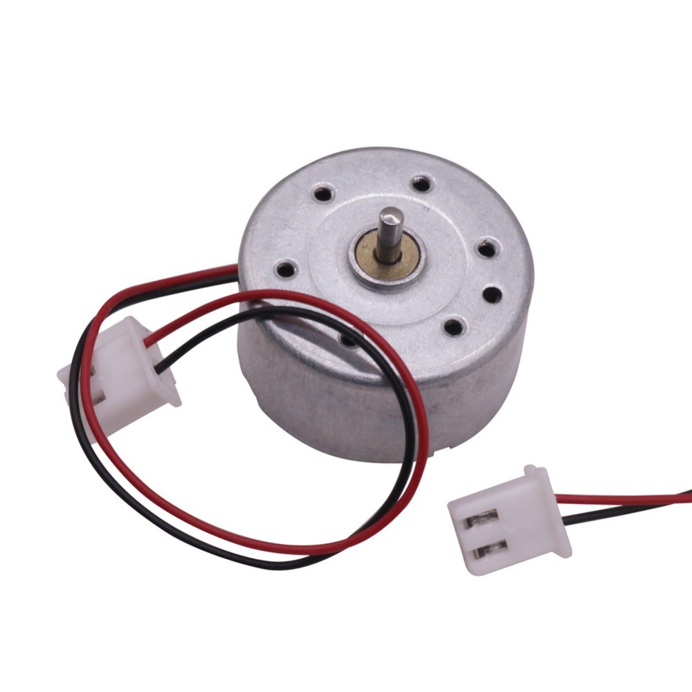 1 Buah Motor Kipas Miniatur DC Logam 0.5-12 V Baru untuk Peralatan Audio, Mesin Permainan Mainan Ber