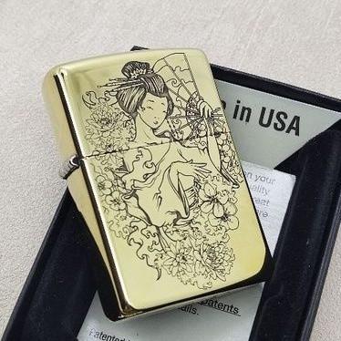 Zippo Geisha Lady Japan Original