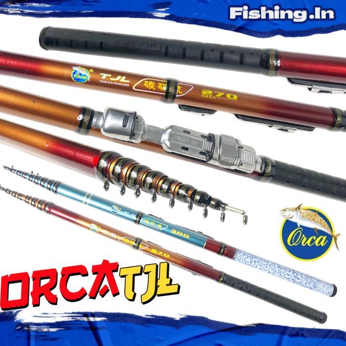 Joran tegek kolong Orca TJL & Emran TJL ruas pendek kolong full kramik rapi resin kuat - Orca Tjl 27