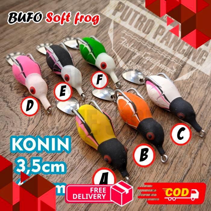 Lure Bufo Konin Softfrog Soft Frog 3,5cm 4gram - D