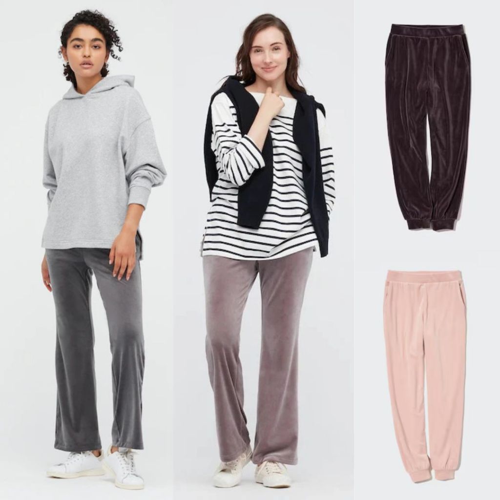 GU Ultra Smooth and Stretch Flare Pants - Celana Casual Wanita