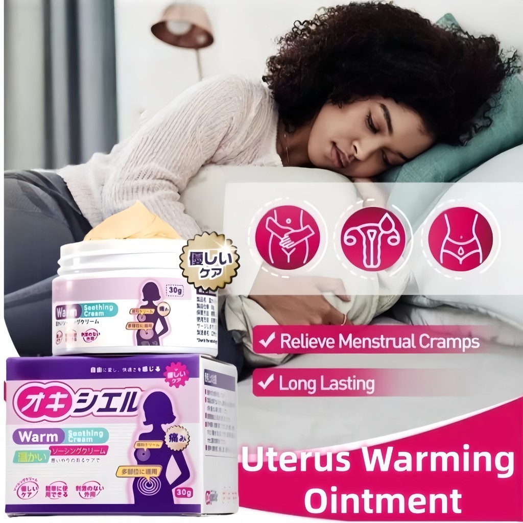 Gel Hangat Wanita--- Pereda Nyeri Haid Parah & Kram Perut Sekali Oles Langsung Hangat, Rileks & Auto