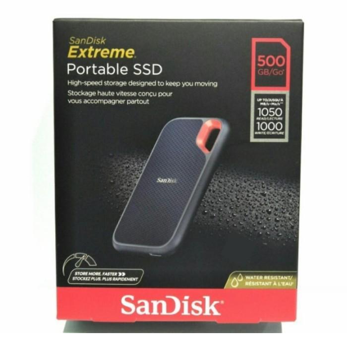 SSD Portable Sandisk 2TB 1TB 4TB Extreme pro V2 Hardisk external - 500GB|1050MB/s- DHI