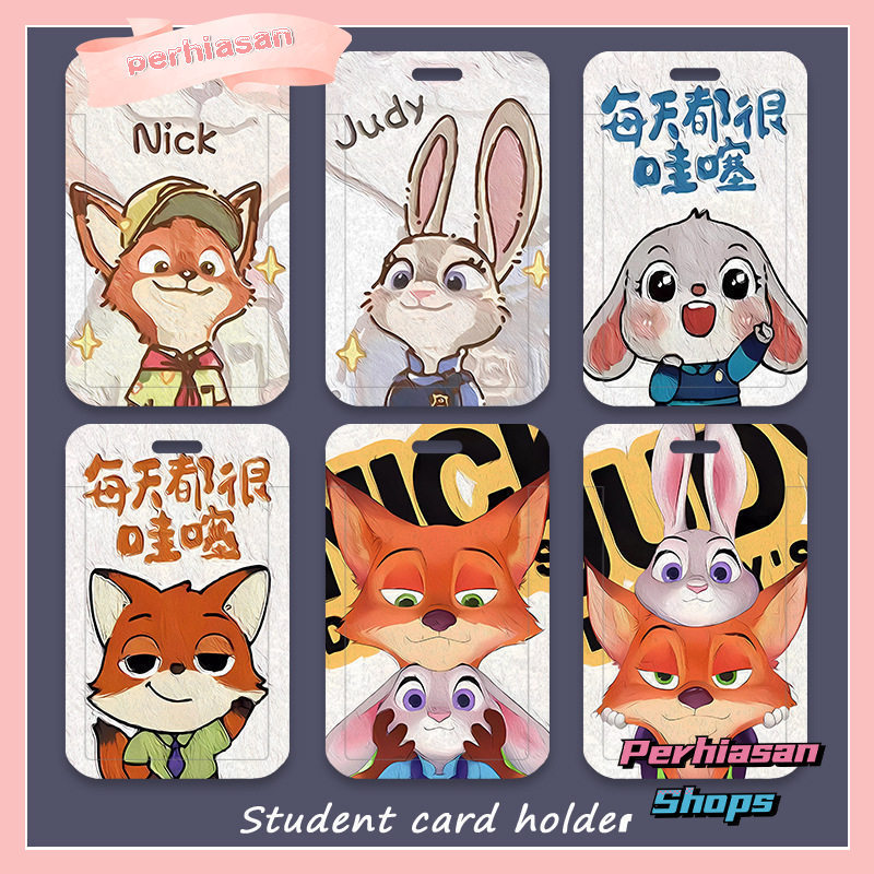 Perhiasan Shops ID CARD HOLDER MOTIF KAWAII TEMPAT KARTU PHOTOCARD PHOTO CARD Dilengkapi Dengan Tali
