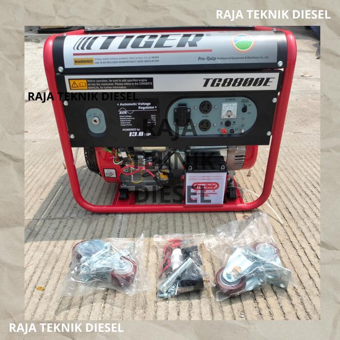 GENSET GENERATOR TIGER TG 8800 E 6000 WATT TERBAIK DIKELASNYA