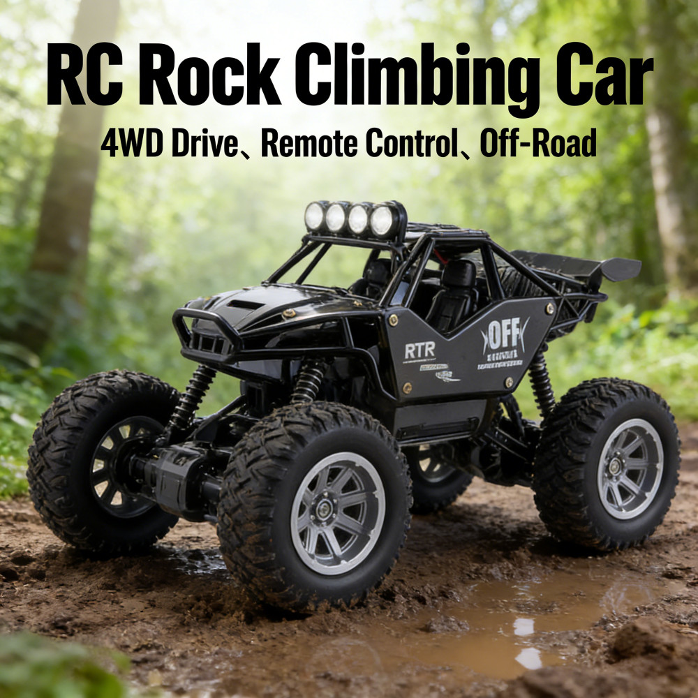 Remote Control Car RC Rock Climbing 2WD 4WD Off-Road Mainan Dengan Fungsi Semprot