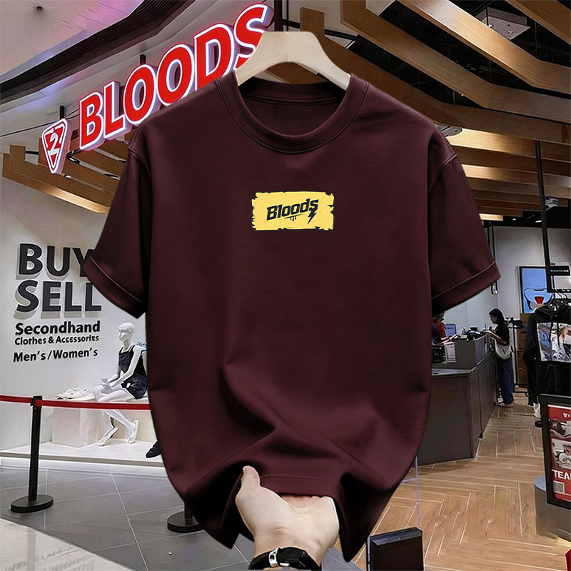 Kaos Bloods Original 100% Pria Cotton Combed 24s Premium Soft - Baju Distro Pria Anti Gerah T-Shirt 